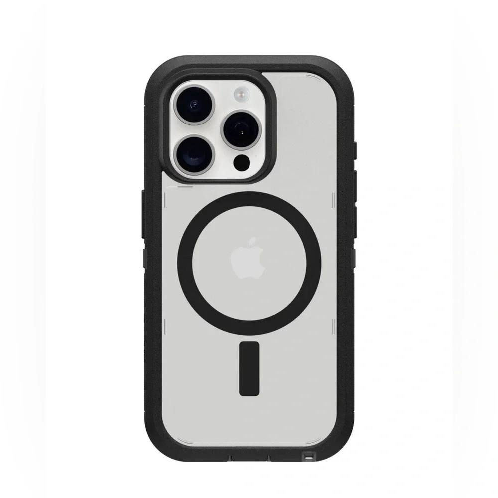 OtterBox Defender Pro XT MagSafe Case iPhone 15 Pro Max Clear Dark Side New NIB